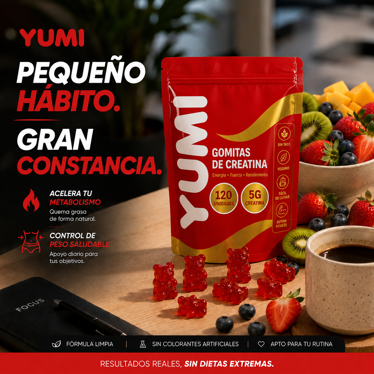 Yumi - Gomitas de Creatina