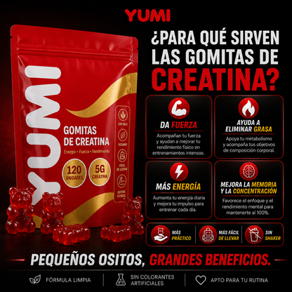 Yumi - Gomitas de Creatina